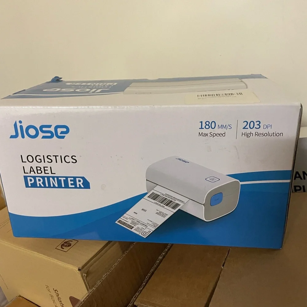 EUC Jiose Thermal Ink 4x6 Shipping Package Label Printer Compatible Windows Mac